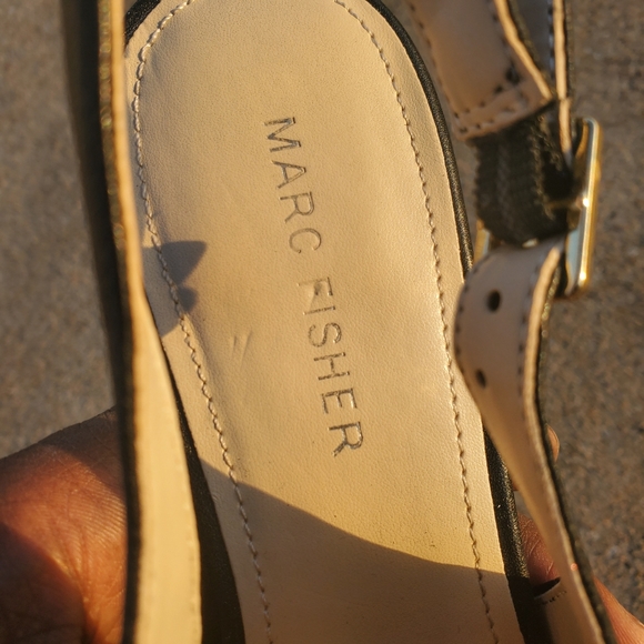 Marc Fisher Black Shoes sz 7.5 - Picture 4 of 5